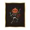 Stupell Industries Hello Boo Halloween Smiling Skeleton Framed Floater Canvas Wall Art